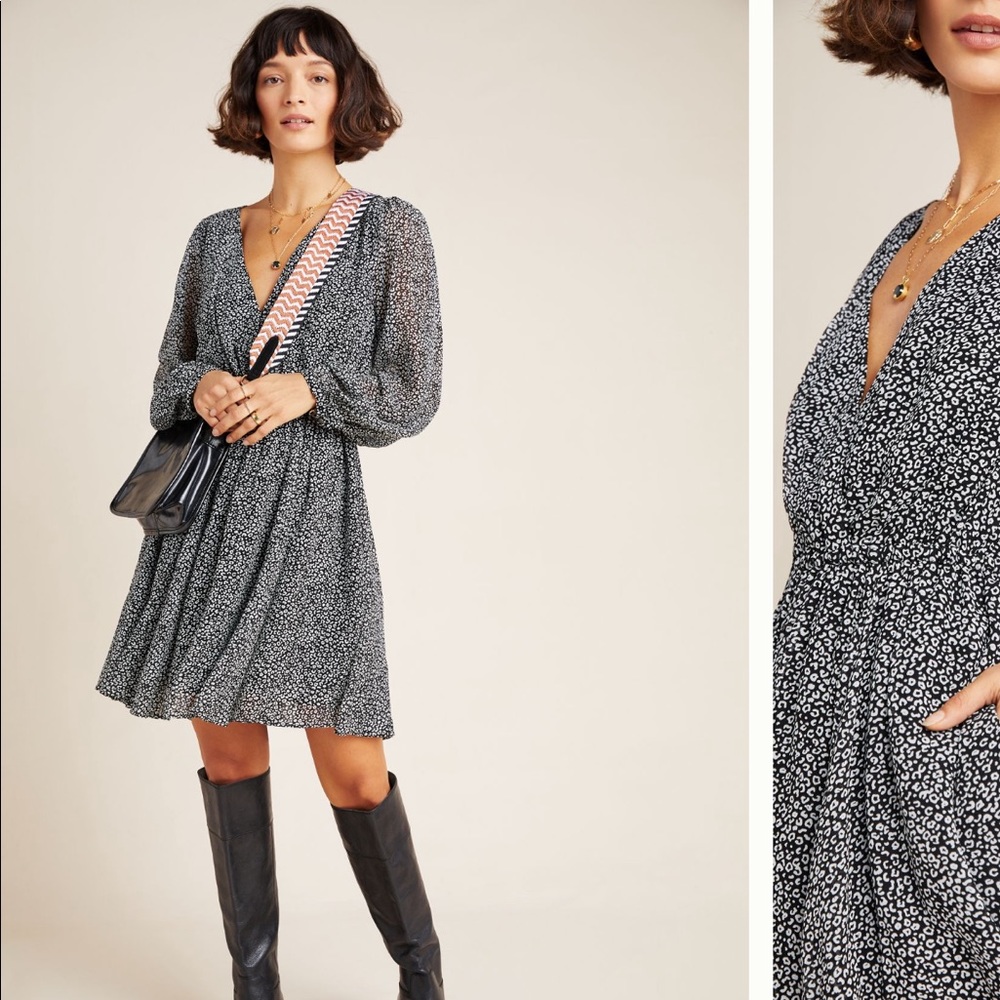 Anthropologie Long Sleeve Dress